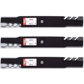 Hoiyen 96-803 G3 Gator blades front view for 54-inch Toro mower; sharper cut potential