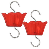 HOLAHOMA ant moat 3 oz red sakura shape attracts hummingbirds