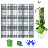 HOLANHING 24in moss pole 6-pack assembled for vertical plant support