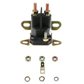 Holdia universal starter solenoid relay viewed, reliable start for lawn equipment.