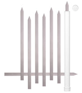 HOM 8-kebab-skewer woodless-handle close-up highlighting safer grip and heat resistance.
