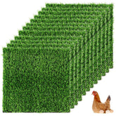 Homaisson chicken nesting pads with grass mats for cozy nest comfort.