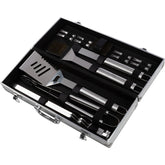 Home-Complete 16-piece BBQ tool set in a case for easy storage