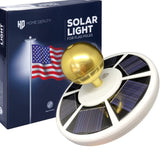HOME DEPUTY 111 LED flag light provides wide coverage for enhanced flag visibility.