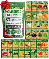 Home-Grown 32-Varieties Seed Pack, ideal for starting a diverse, resilient home garden.
