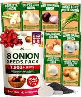 HOME GROWN 8 onion varieties pack shown for diverse flavors in a home garden