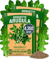 HOME GROWN Arugula seeds bulk-pack ready for outdoor planting and quick harvests.