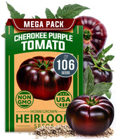 HOME GROWN Cherokee Purple seeds packaging for organized storage and easy planting