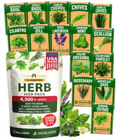 HOME GROWN Genovese Basil seeds packet for fresh pesto at home