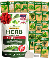 HOME GROWN premium herb seeds packaging for easy planting indoors and outdoors.