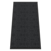 HOMEK indoor outdoor door mat demonstrates dirt capture for a cleaner entry.
