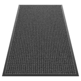 HOMEK sturdy front door mat outdoor entrance traps dirt effectively for a cleaner entry.