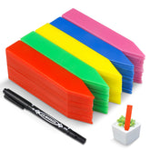 Homenote 200-piece plant labels with waterproof surface for seedlings and vegetables.