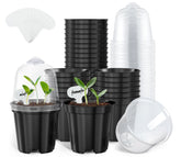 homenote 3-inch seedling pot with humidity dome for moisture control