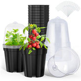 homenote 5-inch nursery pot with humidity dome for healthy seedling growth