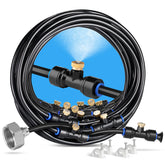 HOMENOTE misting system on 42ft tubing cools patios on hot days
