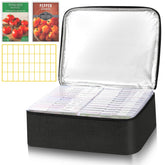 HomePekite 26-slot seed storage box displays seeds clearly for quick access.
