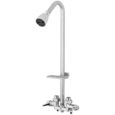Homewerks exposed chrome shower kit for poolside convenience