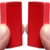Homie magnetic flag weight case keeps magnets organized for travel.