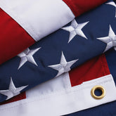 Homissor 4x6 ft flag in 100 percent cotton for outdoor display