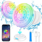 Homly pool light with magnet mount for quick, secure installation