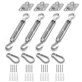 HOMPER M6 hardware kit packaging featuring durable stainless steel components for outdoors
