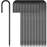 Homwin ground stakes candy cane 12in design secures tents and inflatables