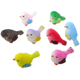 Honbay colorful mini bird figurine for fairy gardens and tiny displays