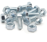 Honda snowblower 8-set auger pins bolts nuts in carbon steel for durable protection.