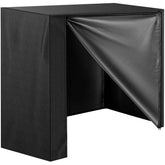 HONEST OUTFITTERS 4ft firewood cover front view protects wood from rain
