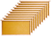 Honey Lake deep beehive frames showing sturdy pine wood construction for durability