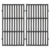 Hongso 17.5-inch cast iron grates on Weber Spirit 210 front panel for even heat