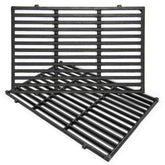 Hongso 19.5-inch cast iron grate on Weber Genesis E310 for even searing.