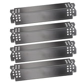 Hongso 14-9-16 inch flame tamers on grill for even heat distribution.