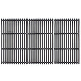 Hongso porcelain-coated cast-iron grates in front view offer easy cleanup and even heating