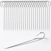HONSHEN flat skewers 4.75-inch pack ready for grill-ready small bites.