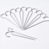 HONSHEN flat skewers 4.75 inch—durable stainless steel for even grilling