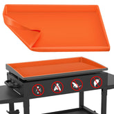 HONSREO 36in griddle mat with full wrap orange protects Blackstone surface