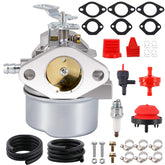 HOOAI carburetor for Tecumseh 8hp engine, precise fuel metering for reliable starts.