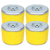 HOODELL GX270 air filter 4-pack, front view, ideal for quick maintenance on Honda engines.