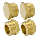 Hooshing brass 3/4in GHT end cap plug with hex head for easy installation