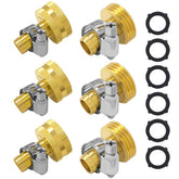 Hooshing brass hose repair kit components laid out for quick repairs