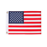 HOOSUN 4th of July flag 12-5x18 nylon, durable for outdoor use.