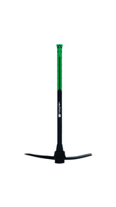 Hooyman pick mattock overall view for garden and yard tasks.