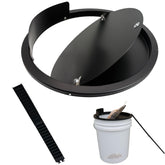 Hoqiowl bucket lid mouse trap assembled, durable metal construction for repeated catches