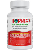 Hormex Rooting Powder 8 bottle pour facilitates clean, precise application on cuttings
