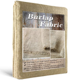 HORTIFAN burlap fabric roll, durable natural burlap for garden and decor projects.