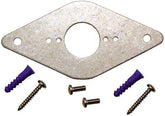 The Original Hose Bibb Mounting Plate secures installation and ensures proper pitch for frost-proof hydrants.