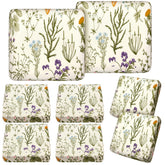 Hosuly 8 Pcs Spring Wildflower sofa cushion covers brighten living room and protect cushions