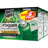 Hot Shot Fogger Odor Neutralizer six cans for fast, wide-area pest control